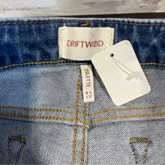 DRIFTWOOD Blue Jeans with Floral Embroidery - Picture 6 of 6